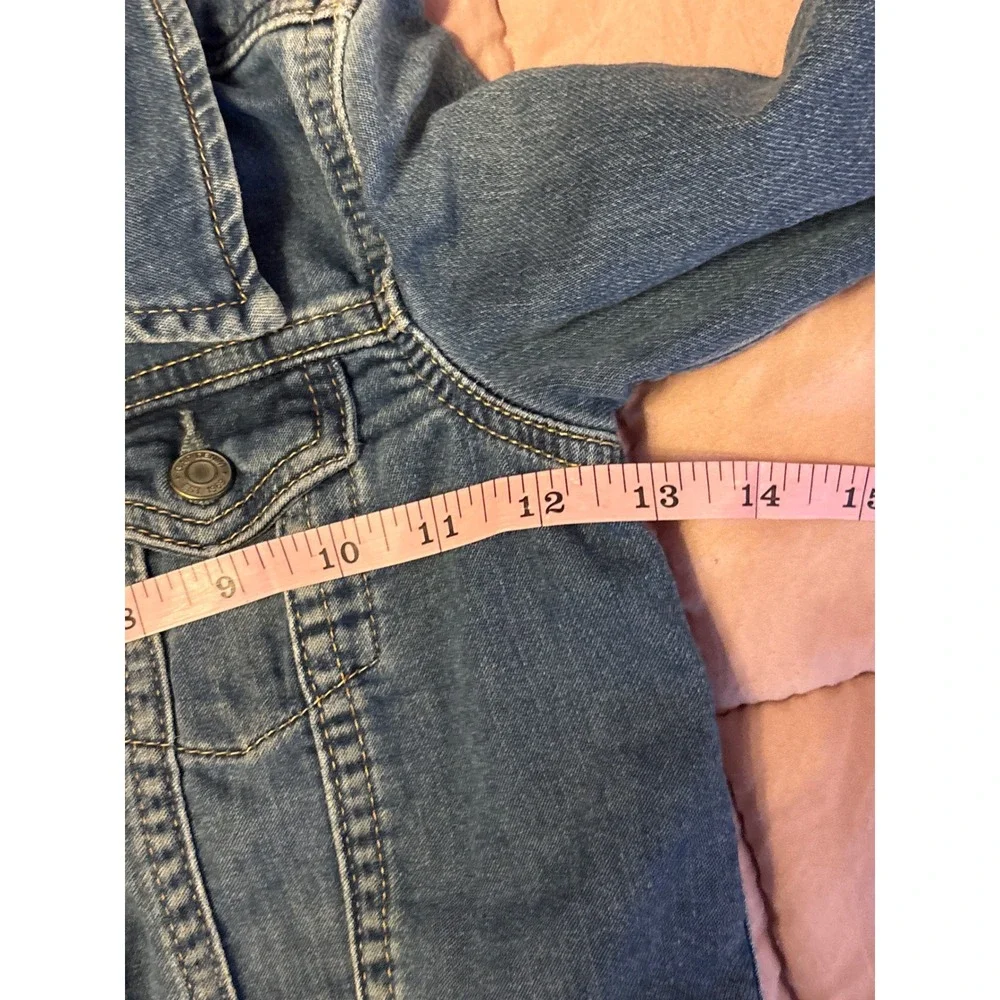 Baby GAP Blue Denim Jacket Button‎ Front Trucker Toddler Size 3 Years